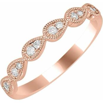 Eppi Eternity prsten s lab-grown diamanty Lacy R43858