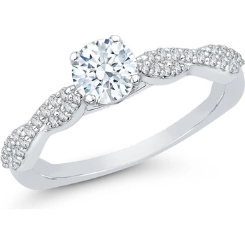 Eppi proplétaný zásnubní prsten s diamanty Minna RE37840