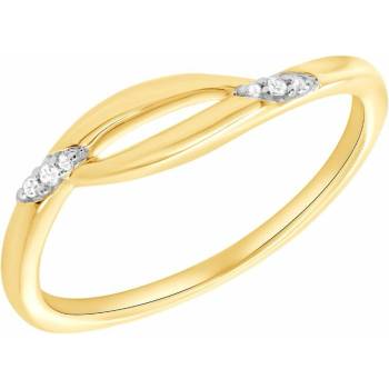 Eppi prsten ze stříbra s lab grown diamanty Nils R49269