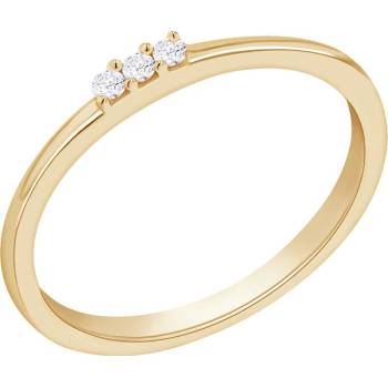 Eppi Stříbrný diamantový prsten Nicklas R43048