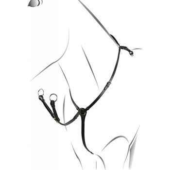 EQUESTRO Poprsník lovecký Roxane černý