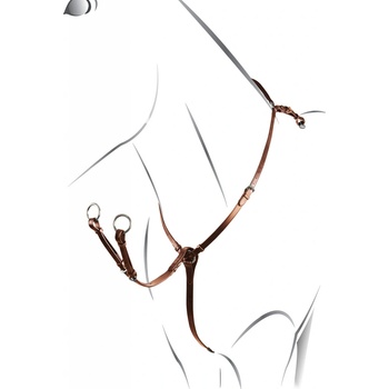 EQUESTRO Poprsník lovecký Roxane cognac