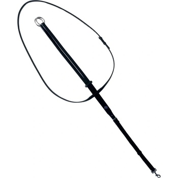 Equiservis Martingal s karabinou černá/silver