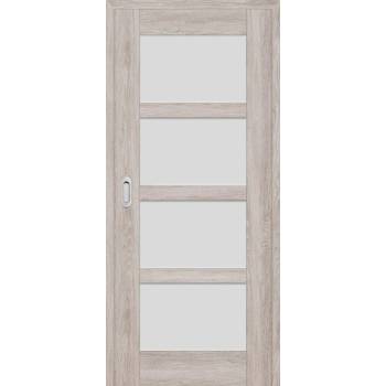 ERKADO Posuvné dveře do pouzdra Juka 4 Dub šedý Greko 80 x 197 cm