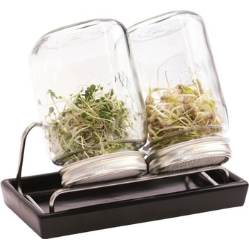 Eschenfelder II 1000 ml sklenice na klíčení antracit