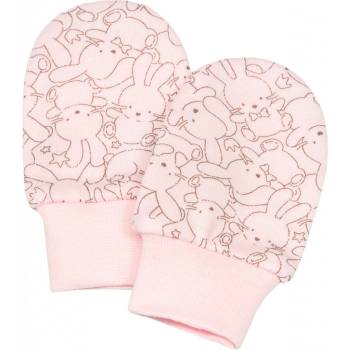 Esito Bavlněné rukavičky pro miminko Zája Delicate pink růžová
