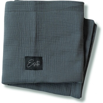 ESITO Mušelínová deka dvojitá Antracite