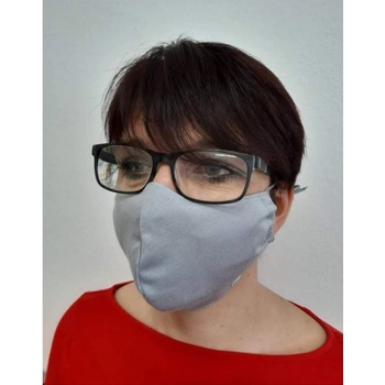 Esito rouška antibakteriální se stříbrem L šedá