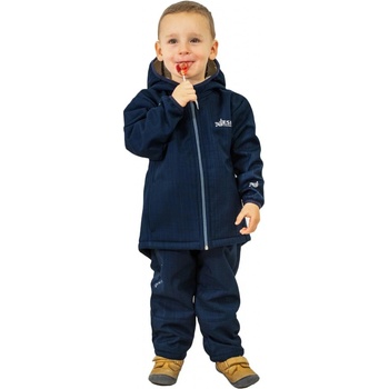 Esito zimní softshellová bunda s beránkem navy blue