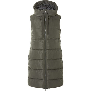 Esmara dámská prošívaná dlouhá vesta olivová