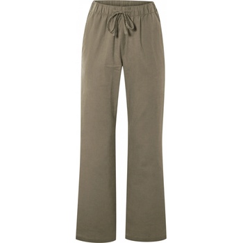 Esmara Dámské kalhoty s podílem lnu olivová