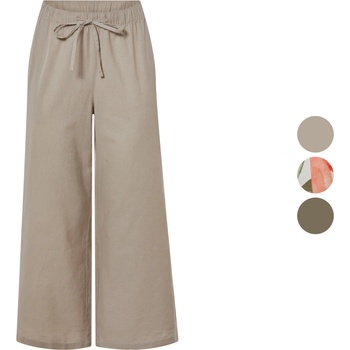 Esmara Dámské lněné kalhoty XXL hnědá