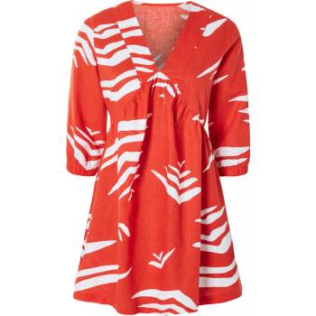 esmara Dámské lněné šaty červená