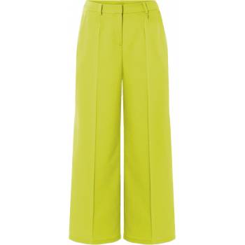 Esmara Dámské palazzo kalhoty žlutozelená