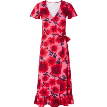 esmara Dámské šaty vzor růžová / červená