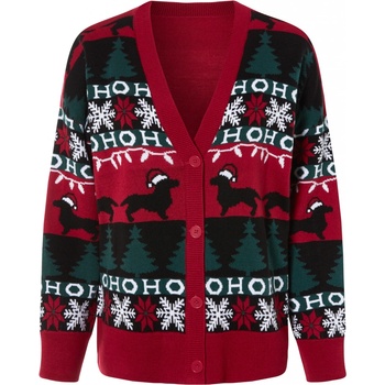 esmara Dámský vánoční kardigan červená
