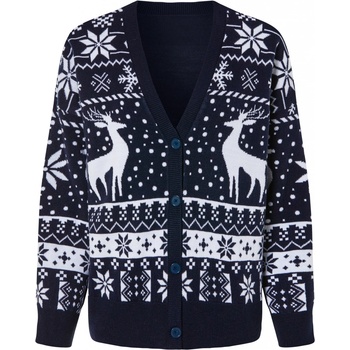 esmara Dámský vánoční kardigan navy modrá