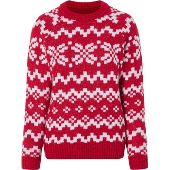 esmara Dámský vánoční svetr červená