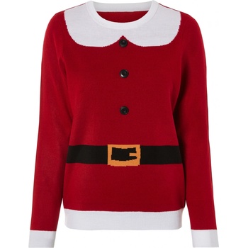 esmara Dámský vánoční svetr s LED efektem / s hudbou červená