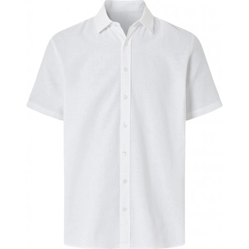 esmara pánská lněná košile bílá