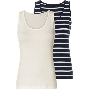 Esmara s BIO bavlnou 2 kusy navy modrá bílá