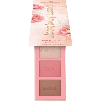 Essence Bloom baby, bloom! konturovací paletka na obličej a oči 01 Make it bloom 11,5 g