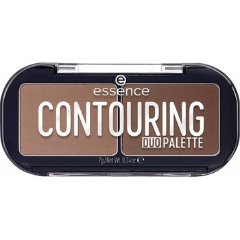 Essence Contouring Duo Palette konturovací paletka 20 Darker Skin 7 g