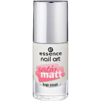 Essence Nail Art Satin Matt Top Coat krycí lak 26 Matt About You! 8 ml