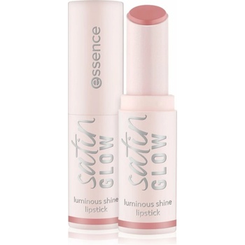 essence satin GLOW krémová rtěnka se saténovým finišem 02 Blushin It 3,5 g