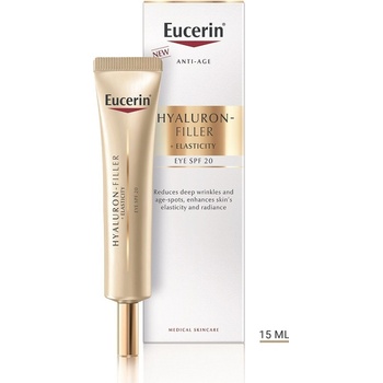Eucerin Hyaluron-Filler + Elasticity oční krém SPF20 15 ml