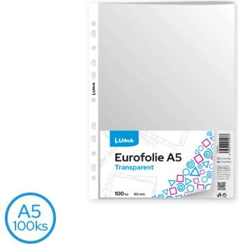 Eurofolie A5 - transparentní 100ks I262503