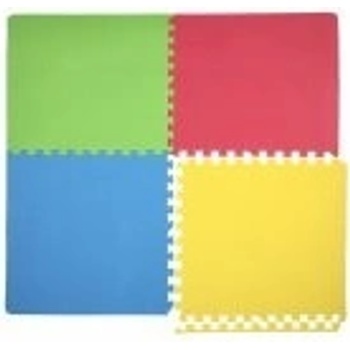 Eva podložka 4 kusy 60 x 60 x 1 cm Puzzle podložka Mix barev