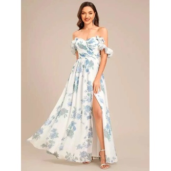 Ever Pretty dámské šaty SS00188-3 bílá s květy