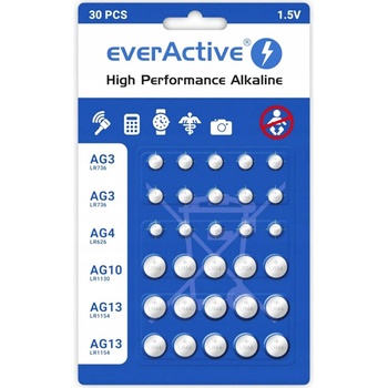 EverActive G3LR41 10ks, G4LR626 5ks, G10LR1130 5ks, G13LR1154 10ks AGMIX30BL