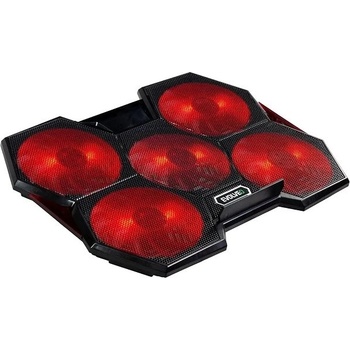 EVOLVEO Ania 14, chladicí podstavec pro notebook, červené podsvícení