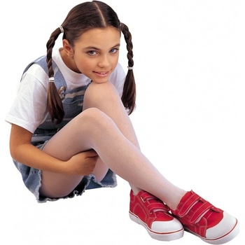 Evona dívčí punčochové kalhoty Ivalka 111 bílé