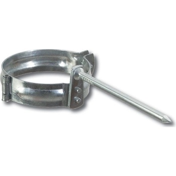 Evromat Objímka svodu s trnem pozinkovaná 100 mm Délka 200 mm