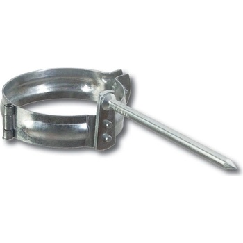Evromat Objímka svodu s trnem pozinkovaná 80 mm Délka 150 mm