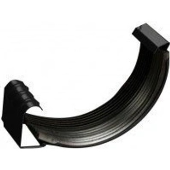 Evromat Žlabová spojka s těsněním 250 mm černá