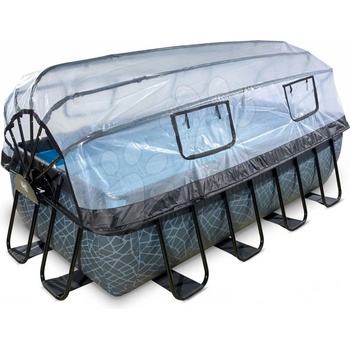 Exit Toys Frame s pískovou filtrací a kopulí 400 x 200 x 100 cm Stone Grey