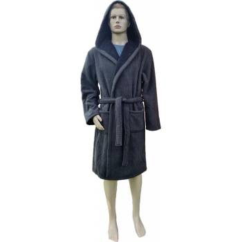 F&F 612 pánský župan zimní černý