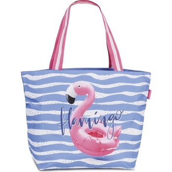 Fabrizio plážová taška Flamingo 50427-4622 31 L modrá