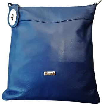 Facebag kožená crossbody kabelka 7009/45 modrá