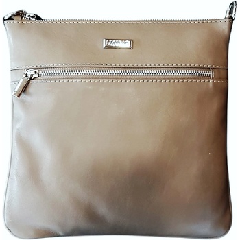 Facebag kožená crossbody kabelka tmavě 7084/42 béžová