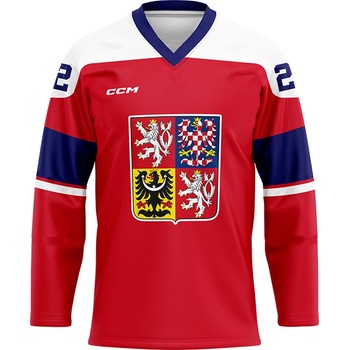 Fan dres CCM Česká republika červený dětský