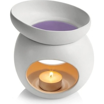 Fancy Home Stones Aroma lampa pro vonný vosk bílá