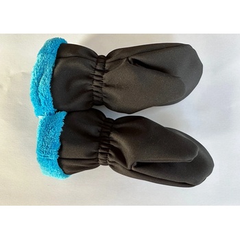 Fantom Dětské rukavice softshell s jemným kožíškem