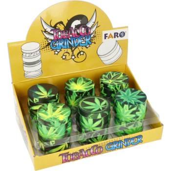 Faro Drtička tabáku Weed Green Kovová