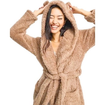 FF Luxury Dog dámský župan světle hnědý