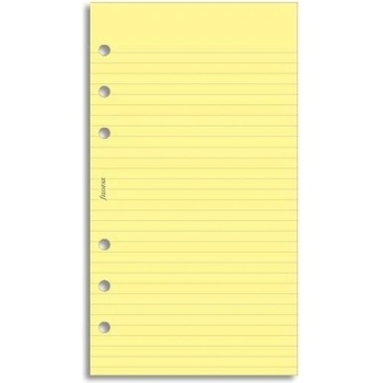 Filofax linkovaný papír žlutý 30 listů